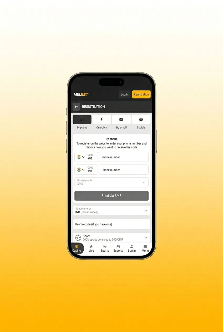 Melbet basketball betting app on mobile device