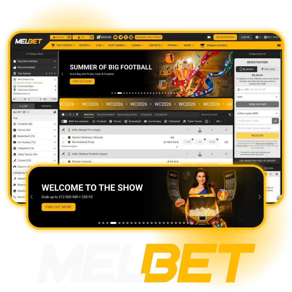 Explore the official Melbet website India to start your online betting journey.