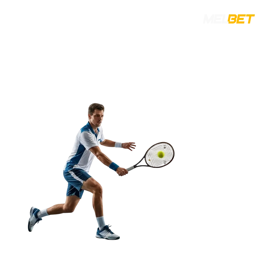 Tennis match betting on Melbet
