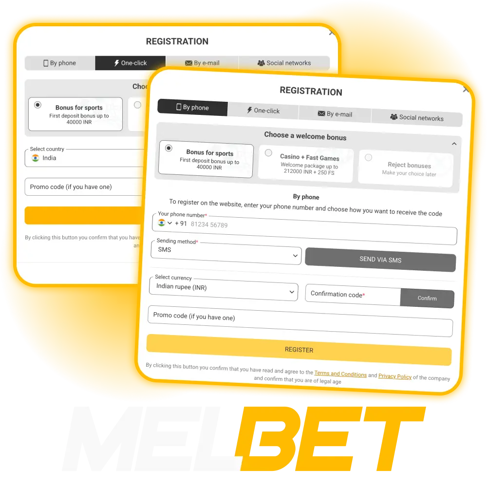 Create an official account and register on Melbet to get your starting gifts.
