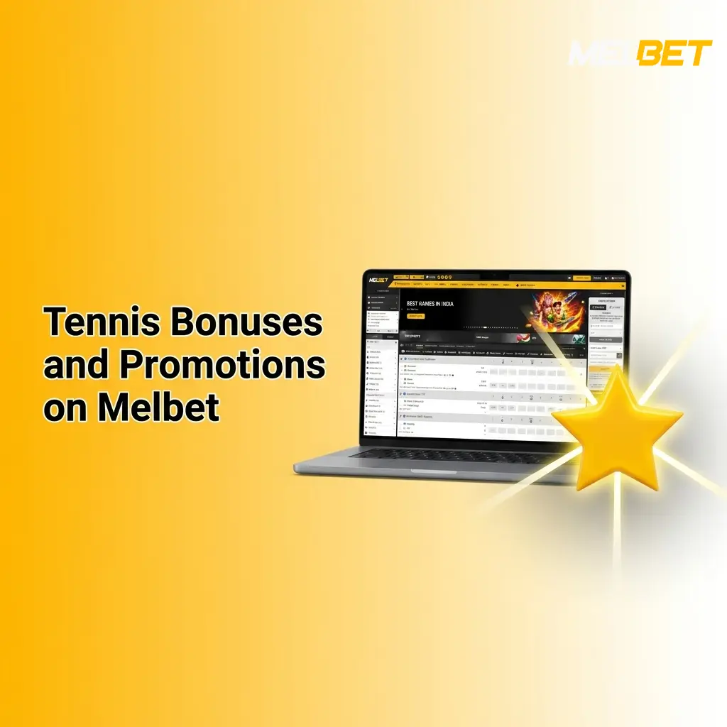 Tennis bonuses and promotions on Melbet